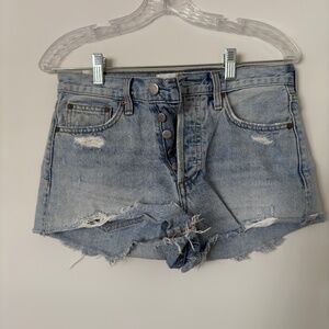 Denim Forum Ex-Boyfriend Hi-Rise Denim Short